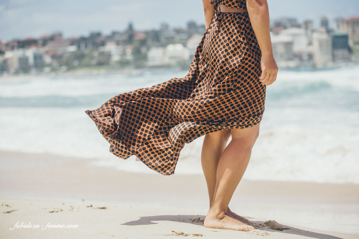 Polka Dot Maxi Skirt